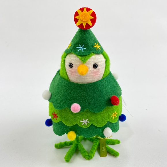 Holiday Bird Dressed Like Christmas Tree